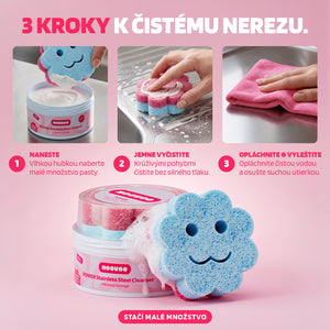 POWER Čistiaca pasta na nerezové povrchy